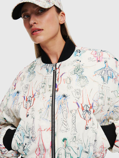 Bomber with art print - 5