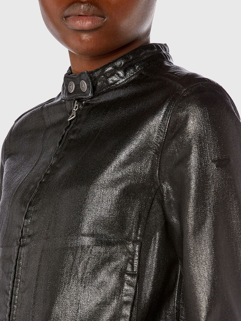 DE-MORNIN black denim jacket - 3