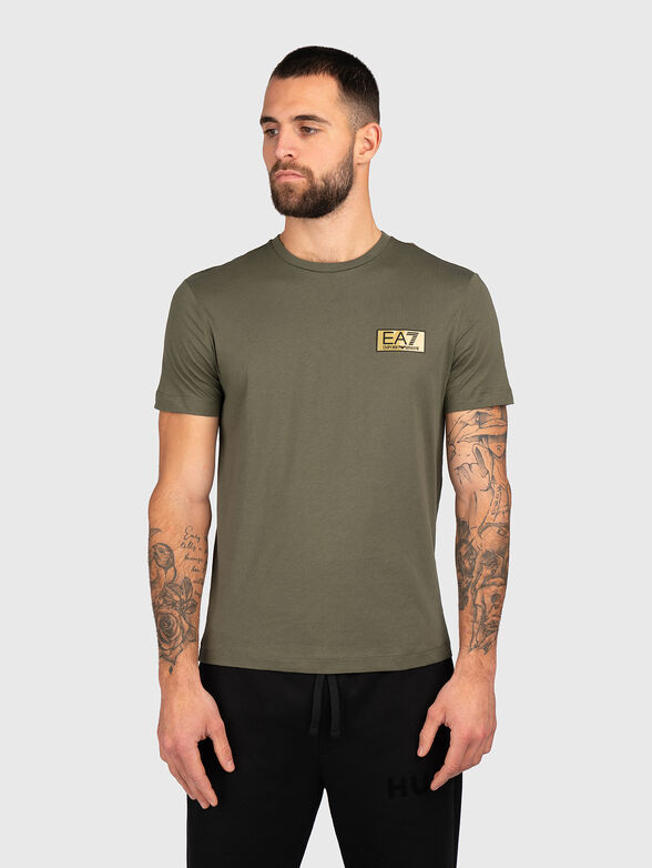 Cotton T-shirt with logo accent - 1