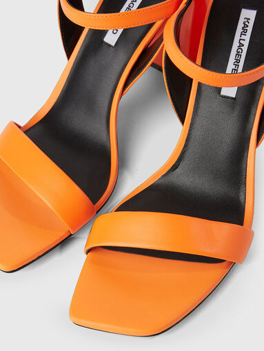 ASTRA NOVA leather heeled sandals - 4