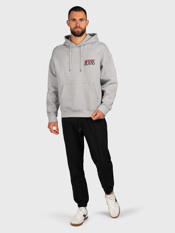 Sweatshirt with print and embroidery  - 2