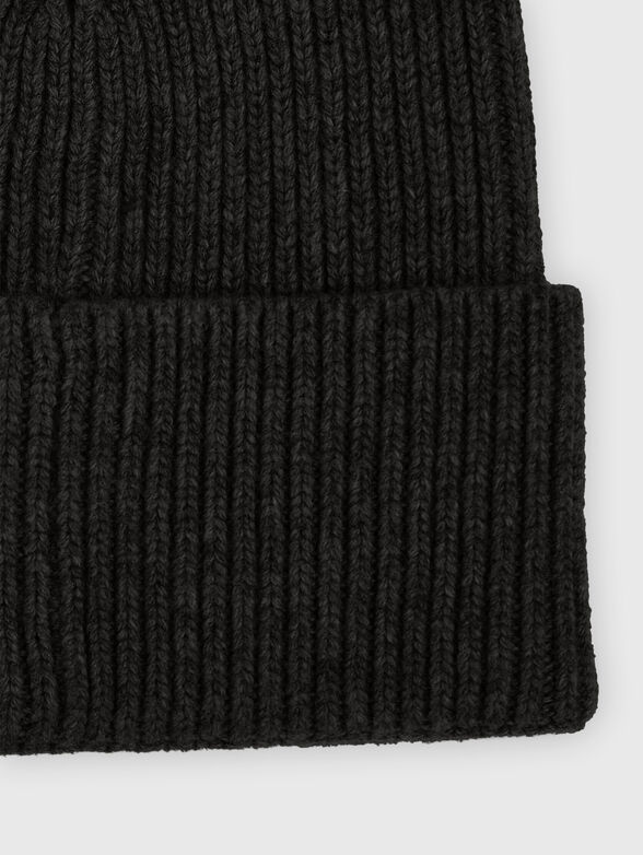 Black knitted hat  - 4