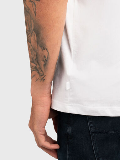 T-shirt with round neck and logo - 5