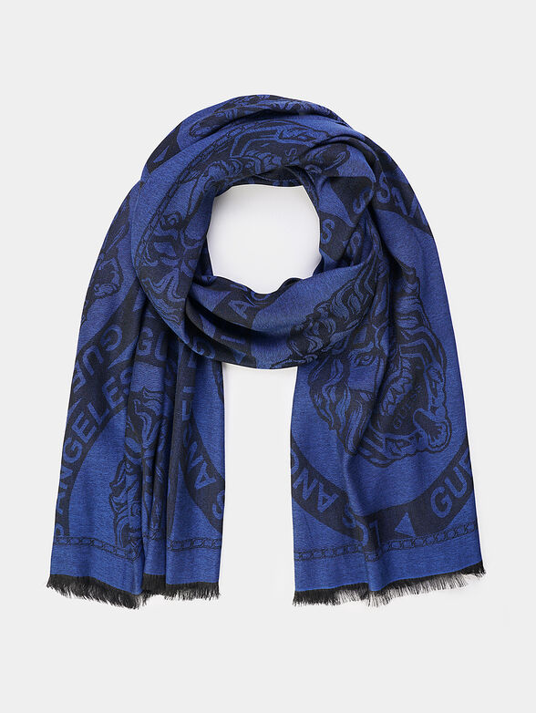 LION Printed scarf with logo - 2