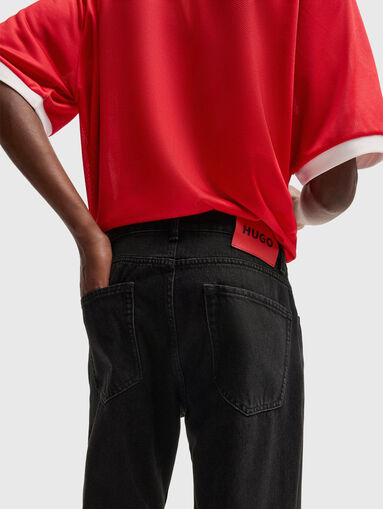 Straight jeans with logo - 3