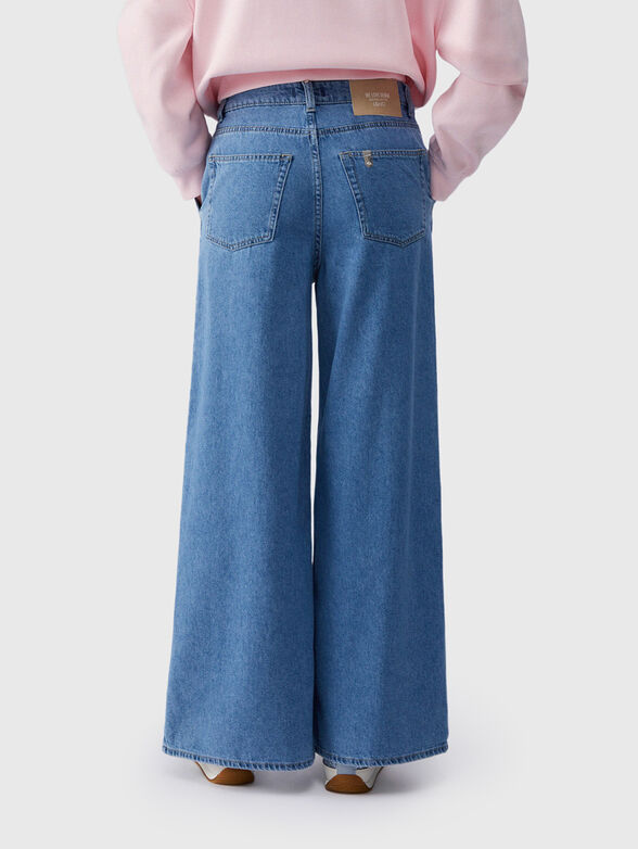 Flared jeans with slits - 2