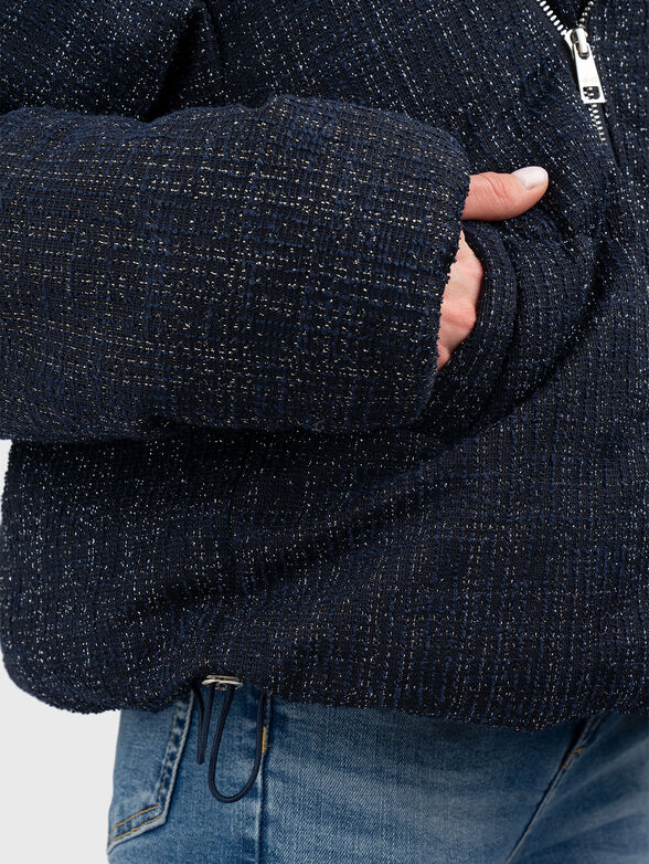 Bookle jacket with asymmetrical zip - 6