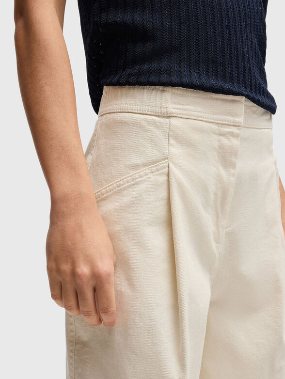 Straight trousers with high waist - 3