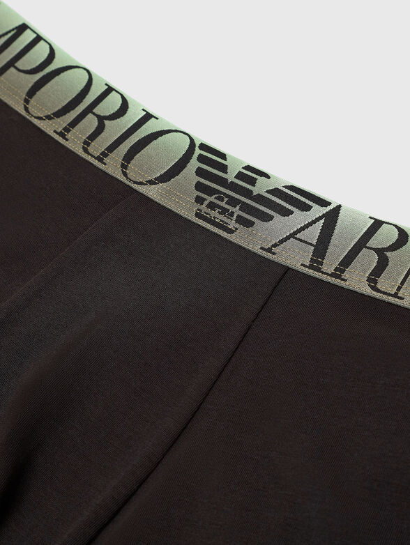 Cotton boxers with contrasting logo detail - 4