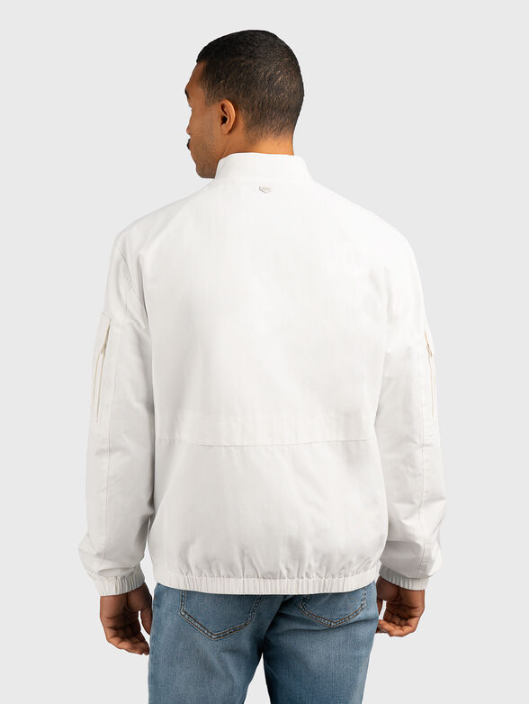 Cotton blend bomber jacket - 3