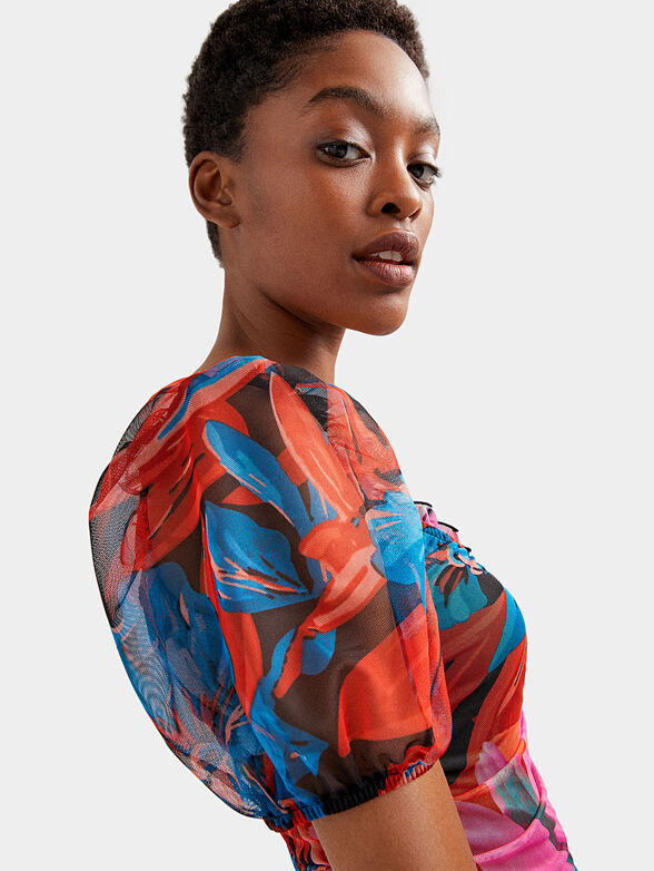 MARSELLA dress with floral print - 4