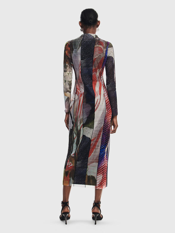 CARSON contrast print dress - 1