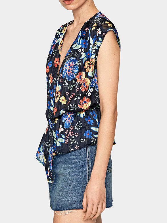 AMAIA Dark blue top - 2