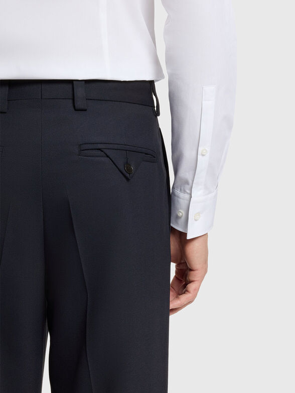 Navy blue trousers - 3