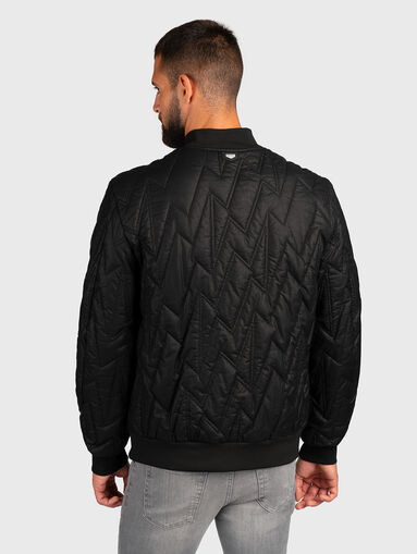 Black jacket with logo detail - 3