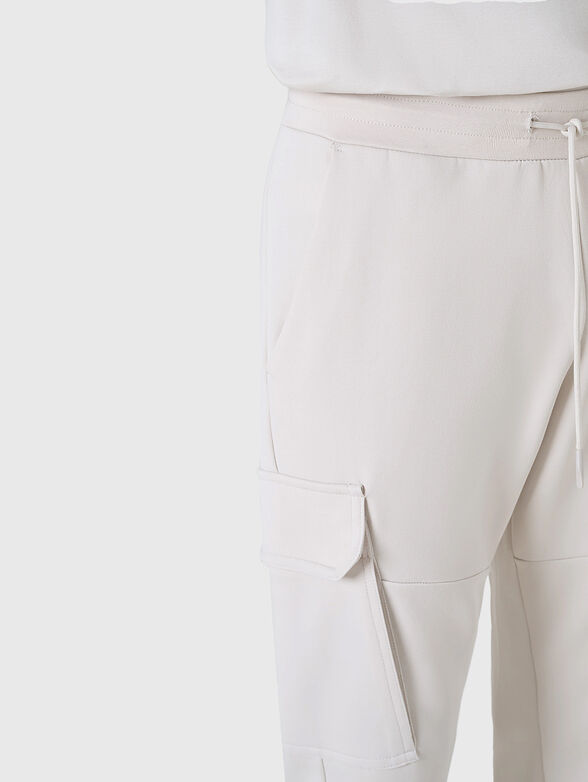 Sports cargo pants in black - 3