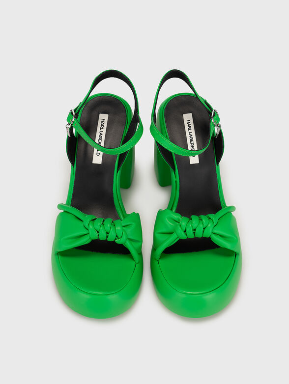 ASTRAGON HI black heeled sandals - 6