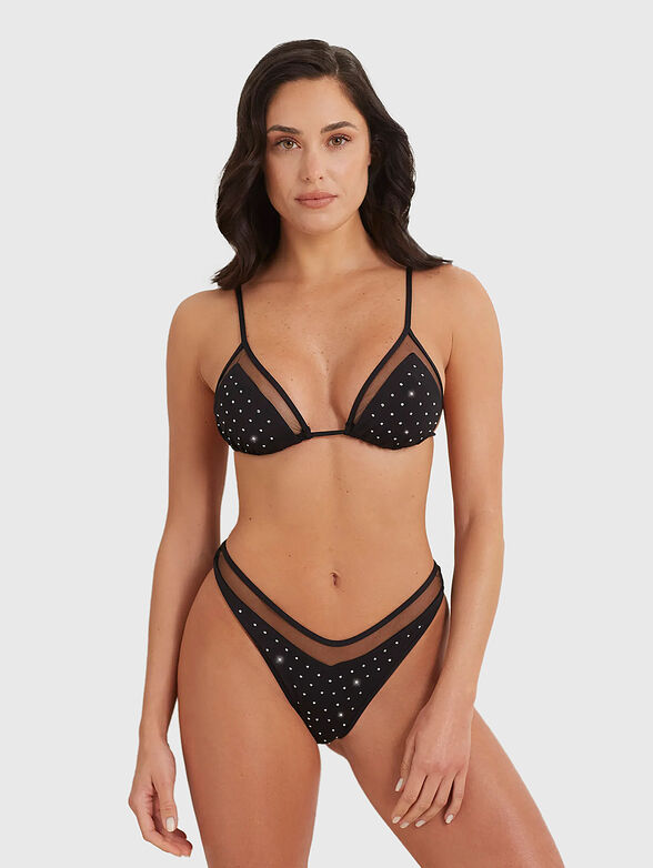 GLEAM bikini top with rhinestones - 2