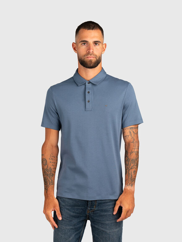 Embroidered logo polo shirt - 1