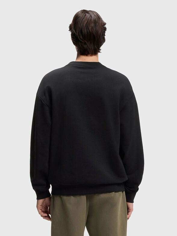 Cotton sweatshirt with front logo - 3