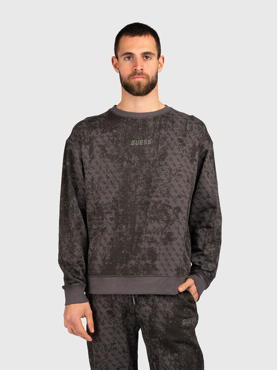 Суитшърт с 4G лого принт - 1