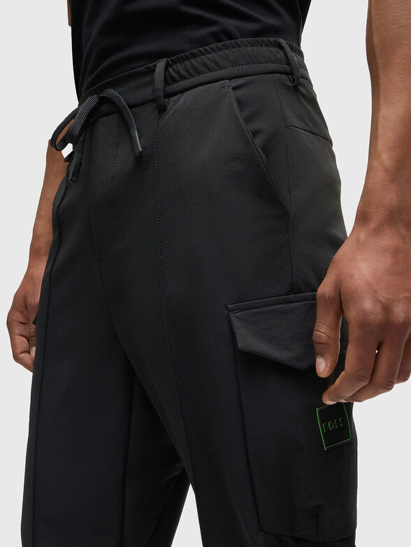Cargo pants in black - 3