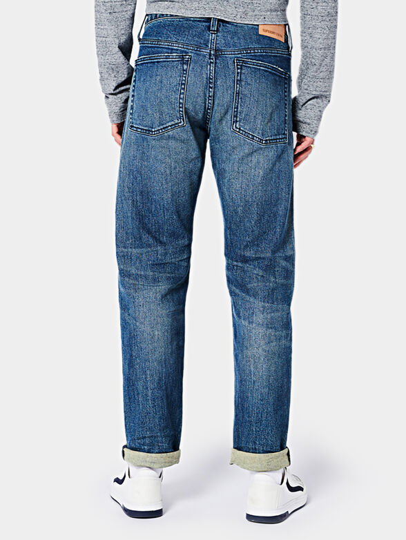 Blue cotton jeans - 2