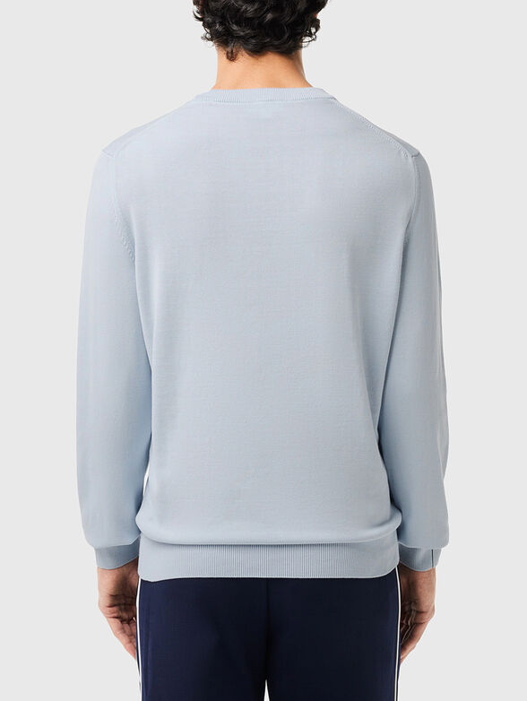 Crew neck cotton sweater - 3