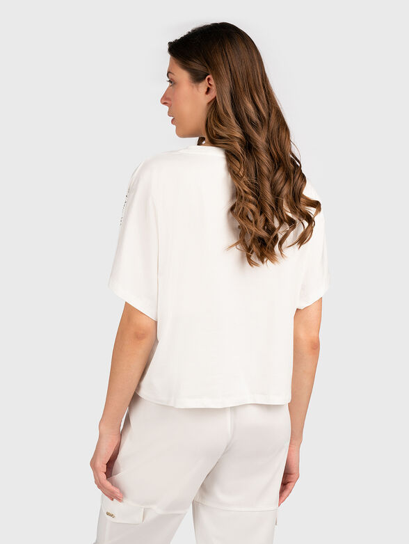 BLack T-shirt with rhinestones - 3