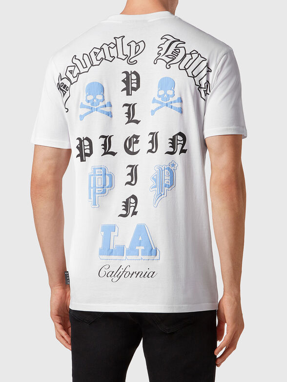 Accent back print T-shirt  - 2