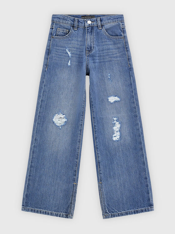 Jeans with accent rips  - 1