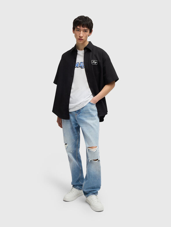 NATE jeans with accent rips - 4