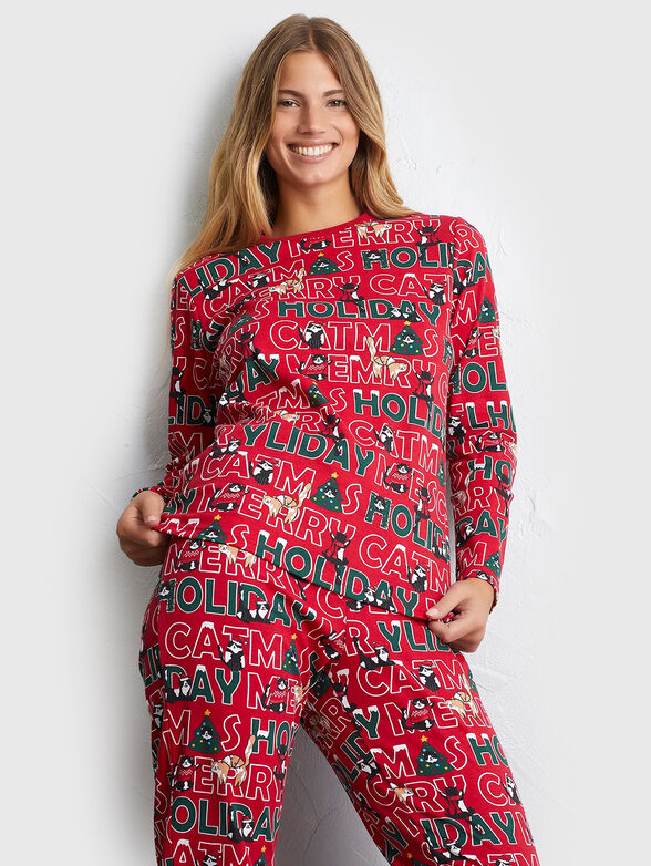 MERRY CATMAS FAMILY two-piece pyjamas with print - 4