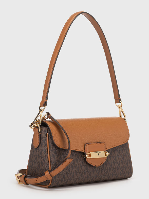 Bag with metal logo and monogram print - 4