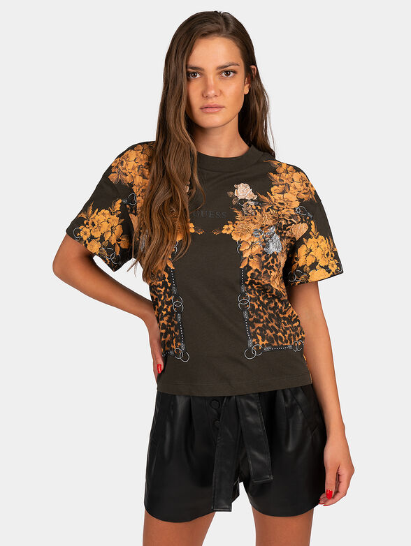 ECATERINA T-shirt with floral print - 1