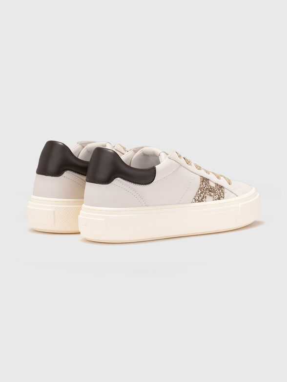 Sneakers with a logo featuring shiny elements - 3