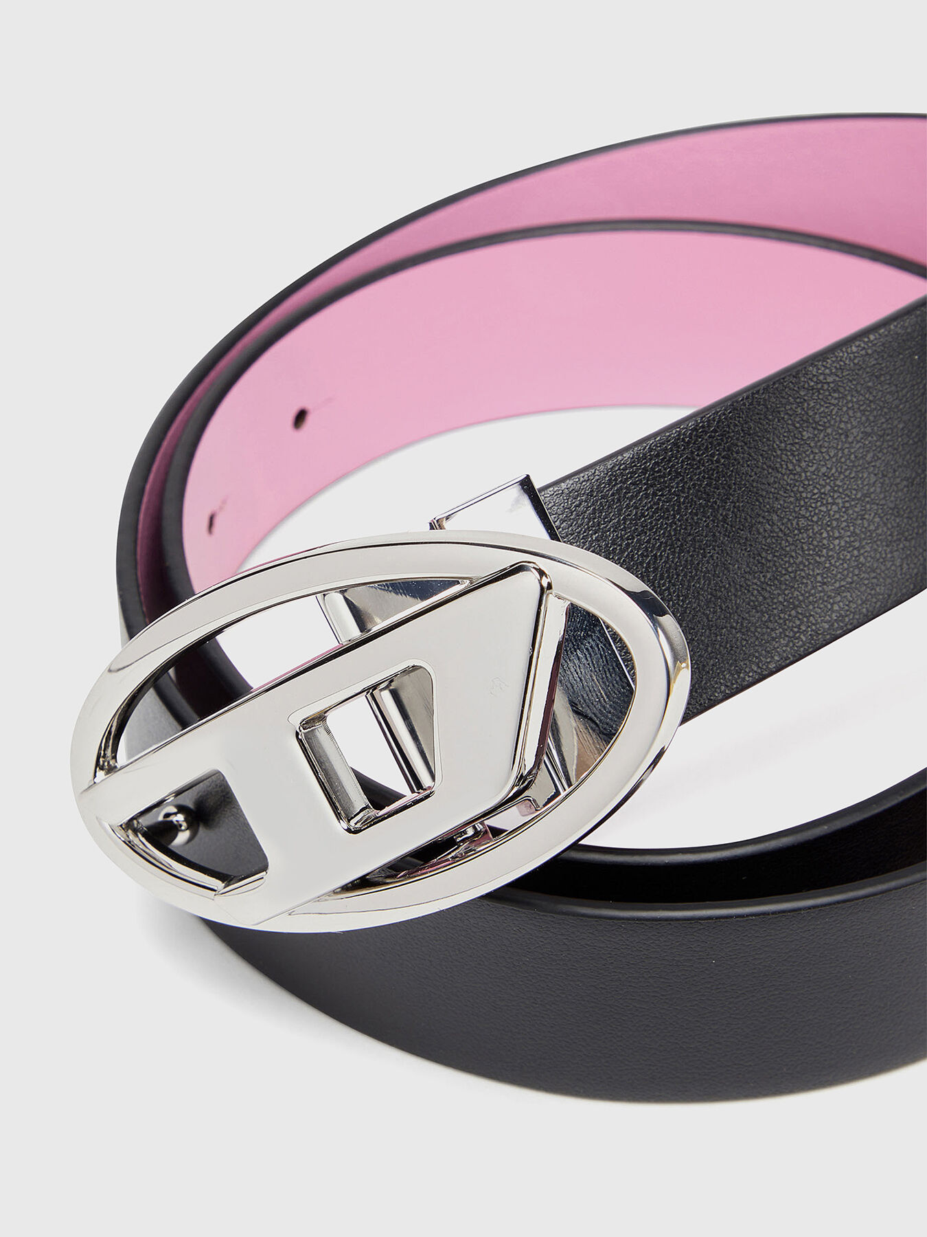 【送料&関税込】Diesel B-1dr W Rev Ii Belt Women's Reversible belt in rubberised leather | Red | Diesel