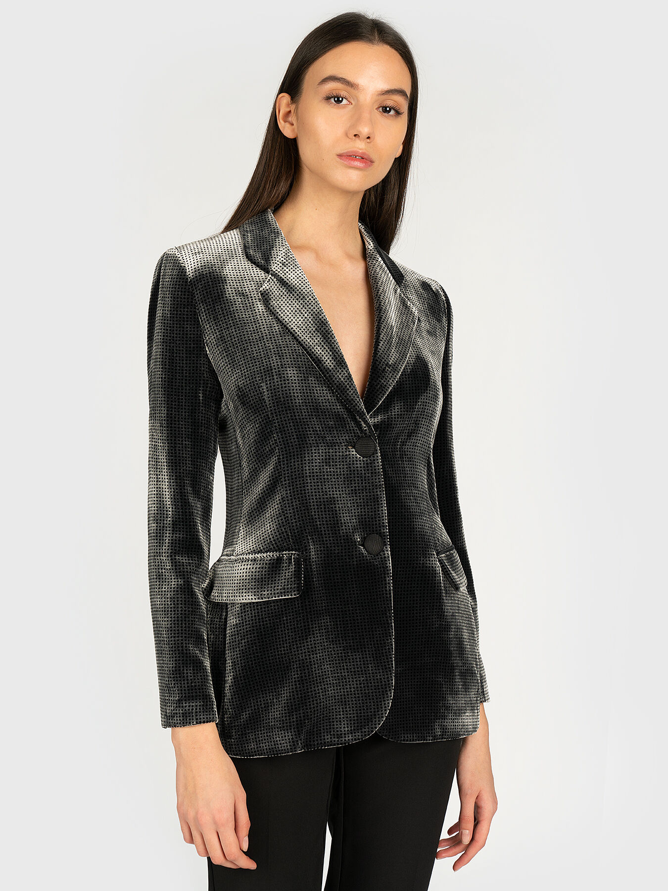 Emporio armani velvet jacket online