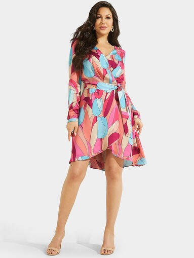 Dress with colorful art print - 4