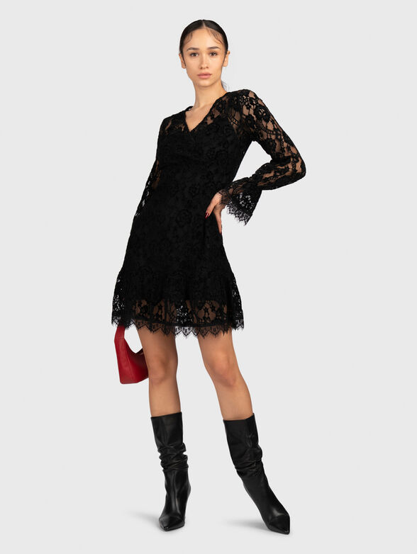 Black lace dress - 3