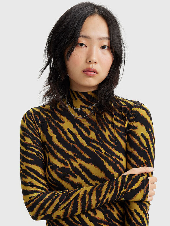 MAMMOTH blouse with animal print - 4