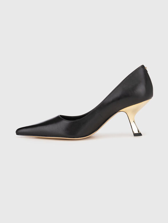 LUNA leather heeled shoes - 4