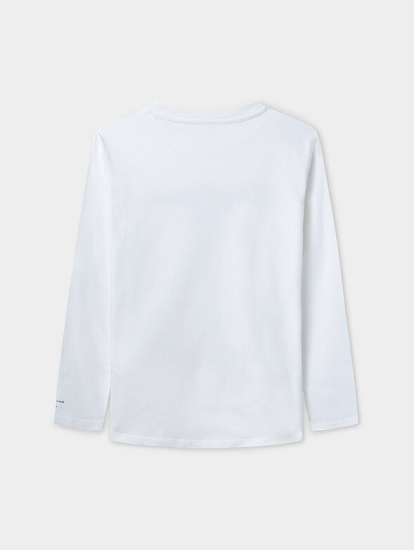 NEW HERMAN N blouse with logo print - 2