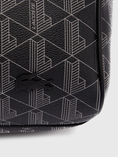 Black bag with monogrammed logo - 4