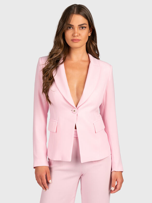 Single breasted pink blazer - 1