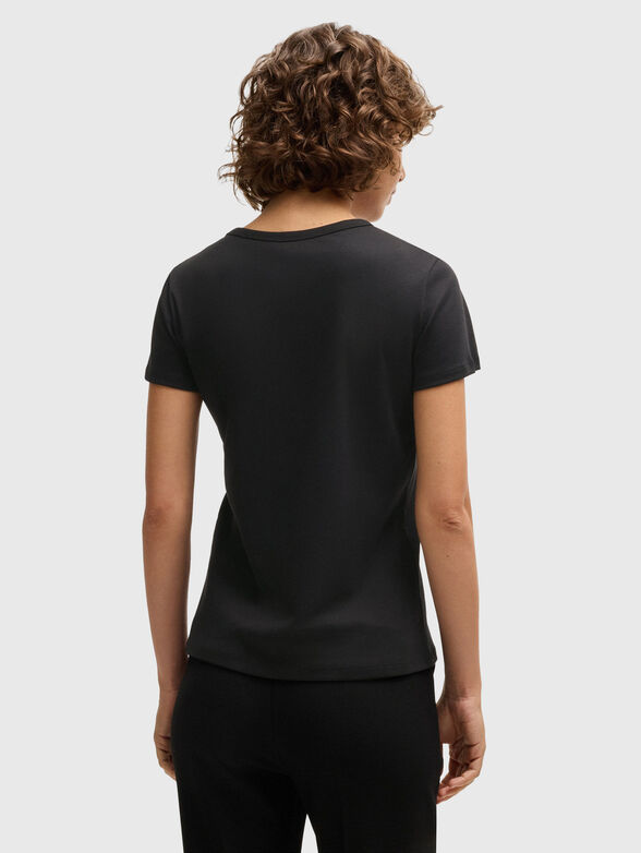 Cotton T-shirt with logo detail - 3