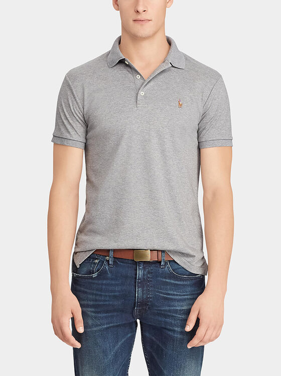 Polo shirt with logo embroidery - 1