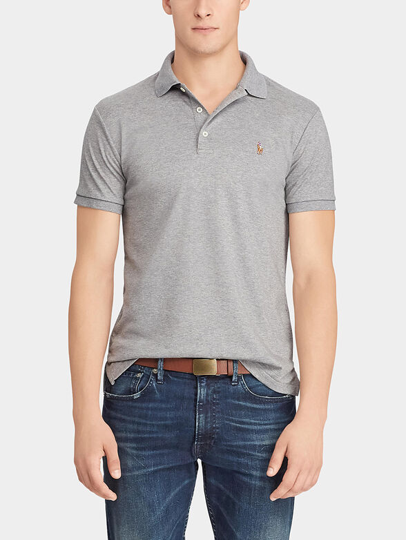Polo shirt with logo embroidery - 1