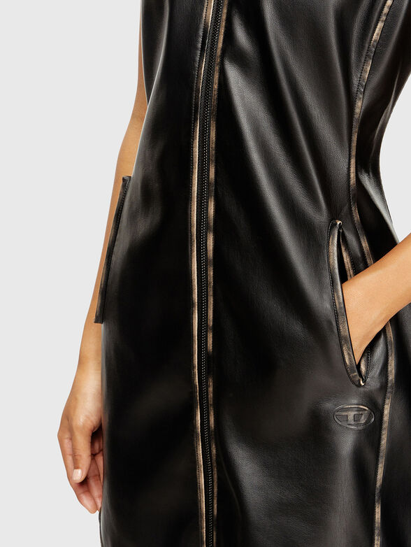 D-ENEAS mini dress with zip and pockets - 3