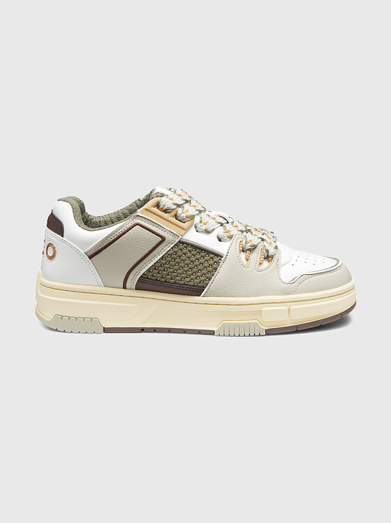 Sports shoes with accent ties - 1